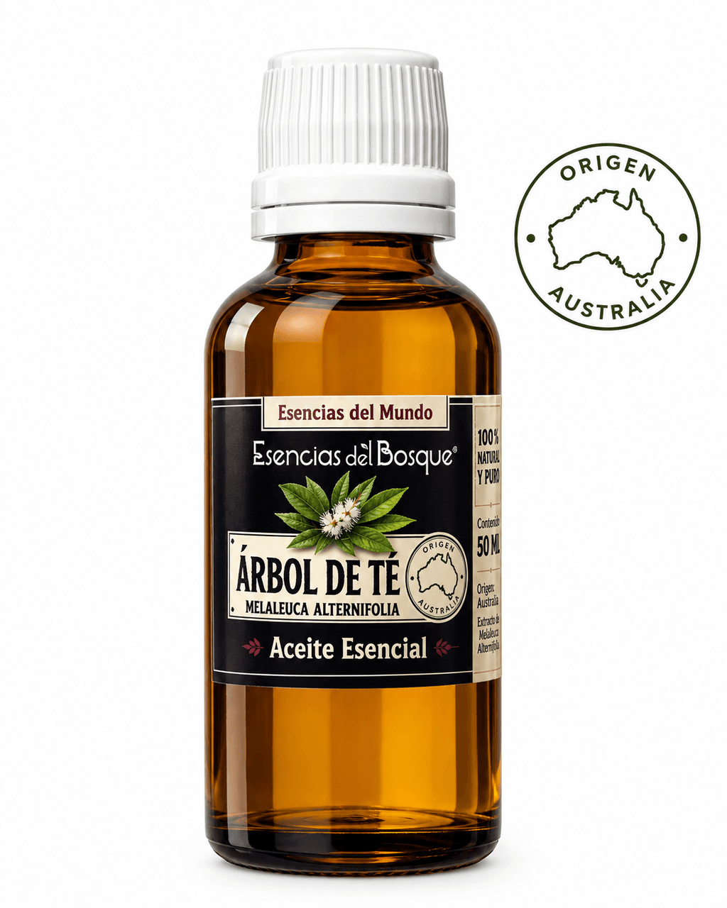 Aceite Esencial Árbol de Té 50ml - Esencias del Bosque