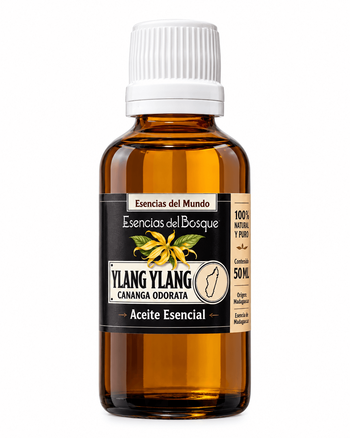 Aceite Esencial Ylang Ylang 50ml - Esencias del Bosque