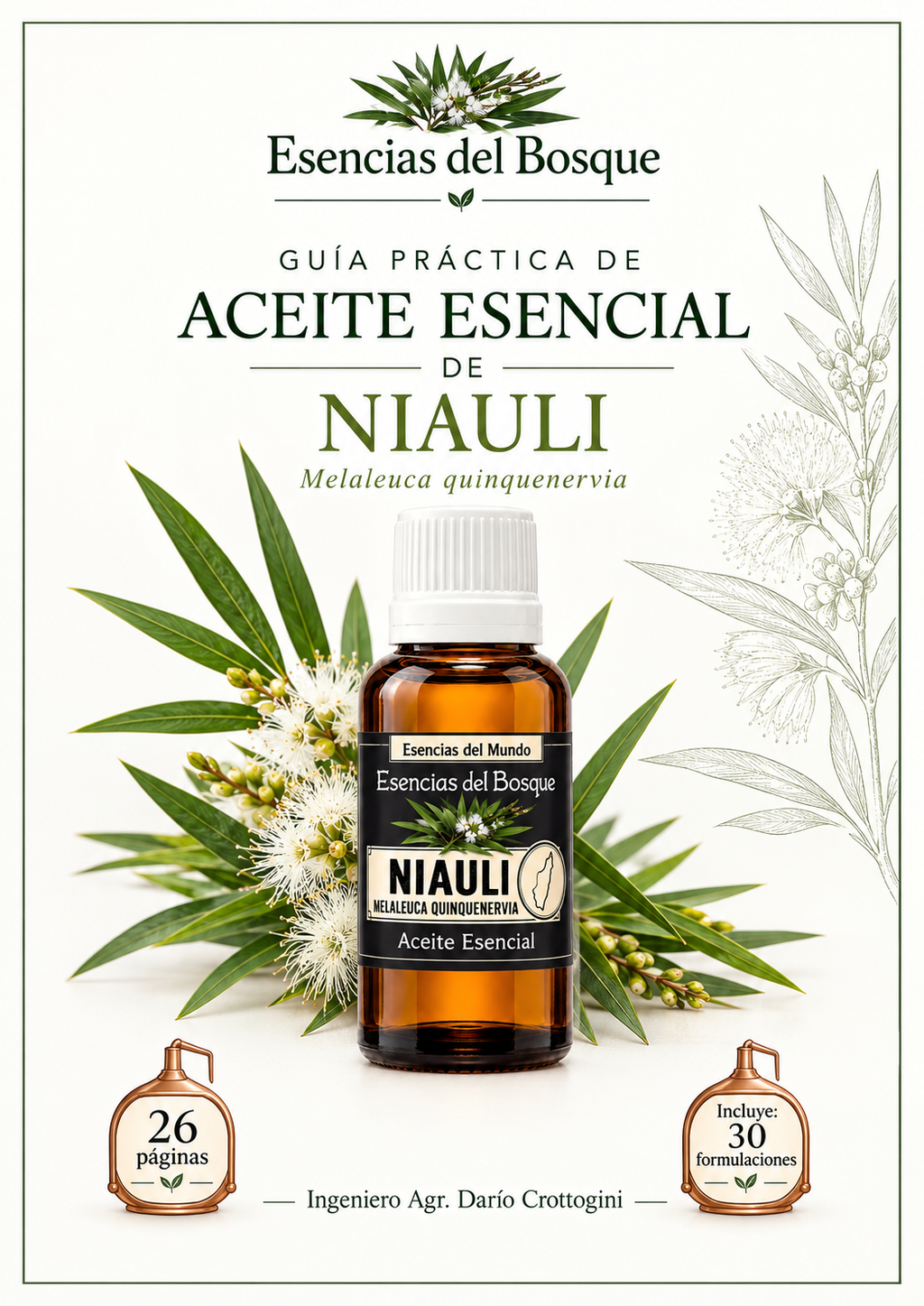 Portada Guía Práctica de Aceite Esencial de Niauli - Esencias del Bosque