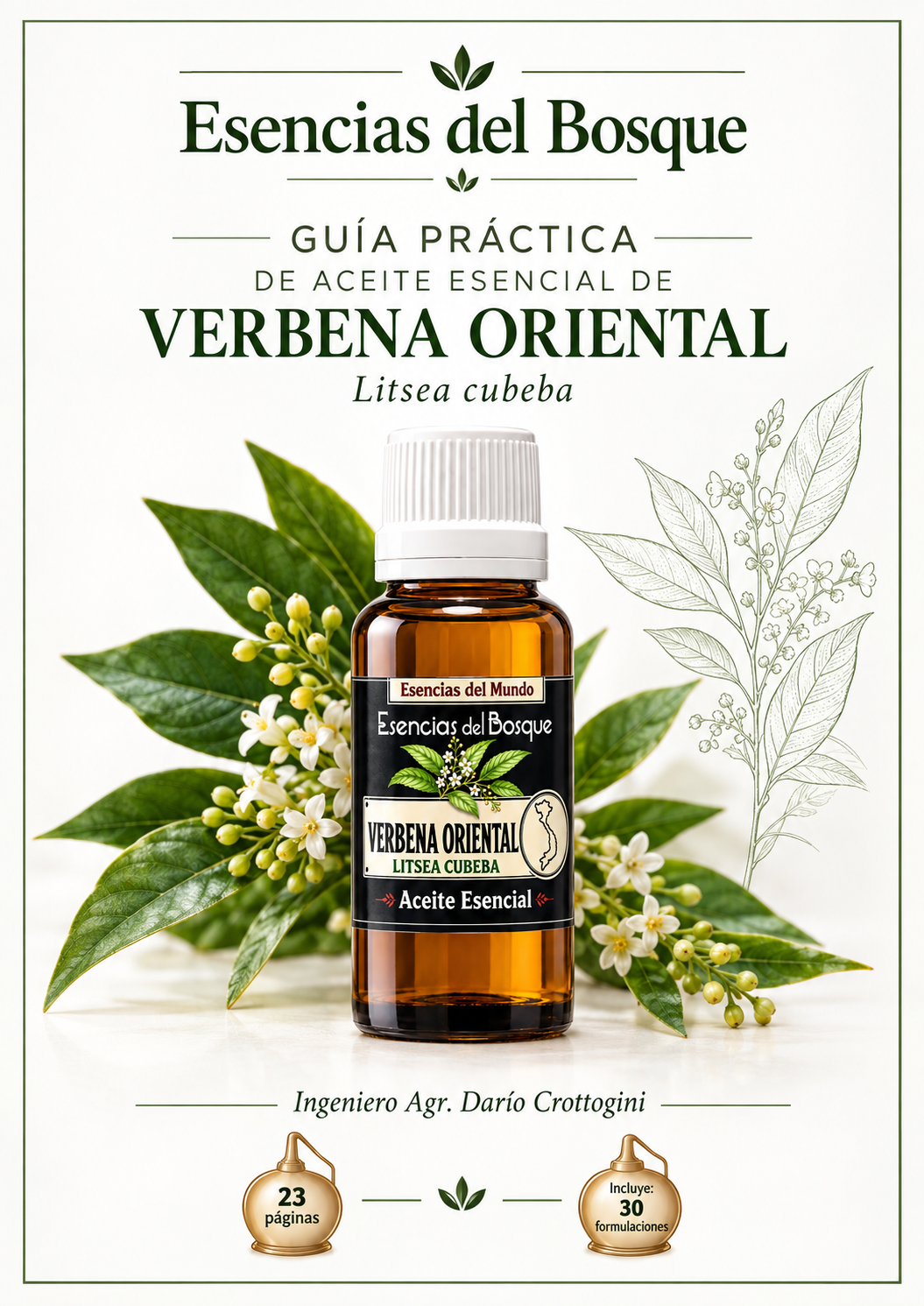 Portada Guía Práctica de Aceite Esencial de Verbena Oriental - Esencias del Bosque