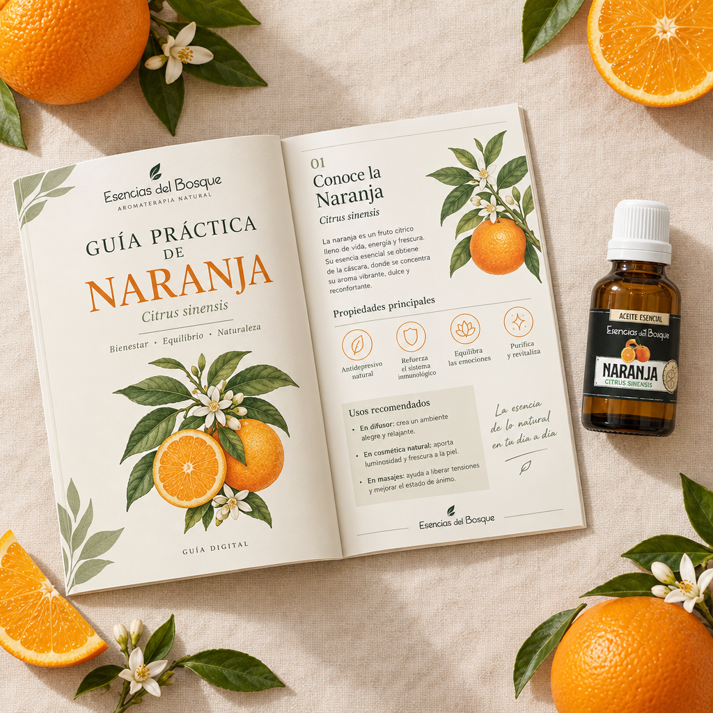 Guía Práctica Aceite Esencial e Hidrolato de Naranja - Esencias del Bosque