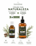 Llévate más naturaleza: aceite esencial de Ciprés 30 ml + hidrolato de Cipres 250 ml de regalo