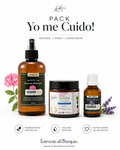 Pack Yo me Cuido (Hidrolato de Geranio 250 ml + Crema Base 100 ml + Aceite Esencial de Lavanda 10 ml)