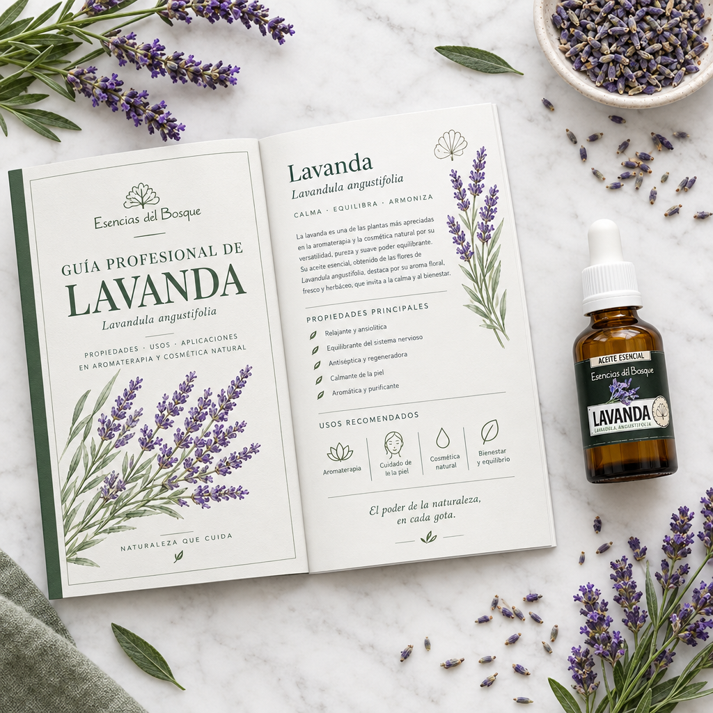 Guía Profesional Aceite Esencial e Hidrolato de Lavanda - Esencias del Bosque
