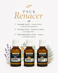 Trío Esencial para el Renacer (Lavanda 30 ml + Naranja 30 ml + Cedro del Líbano 30 ml)